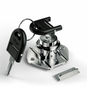 Fechadura com Batente e Chave Escamoteável 22mm