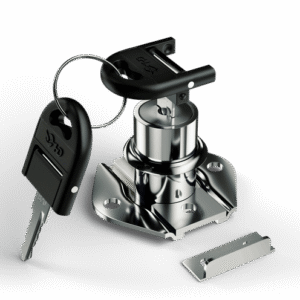 Fechadura com Batente e Chave Escamoteável 31mm