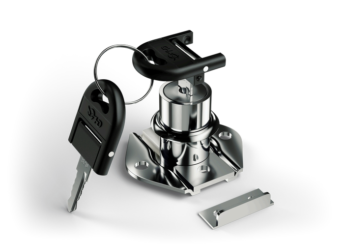 Fechadura com Batente e Chave Escamoteável 31mm