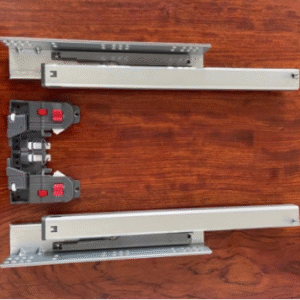 Corrediça oculta de 3 dobras com puxador 3D